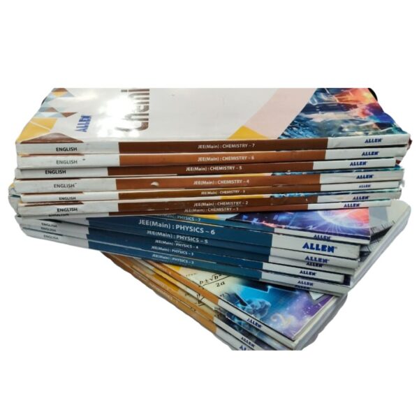 Allen JEE Leader 2024-2025 USED Modules – Only Mains – Set of 21 Books (Physics, Chemistry & Maths)