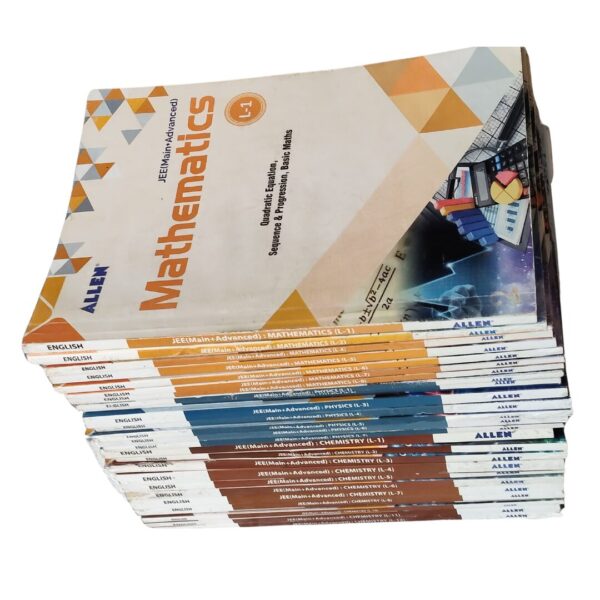 Allen JEE Leader 2024-2025 USED Modules – Complete Set of 27 Books Mains and Advanced (Physics, Chemistry & Maths) - Image 3
