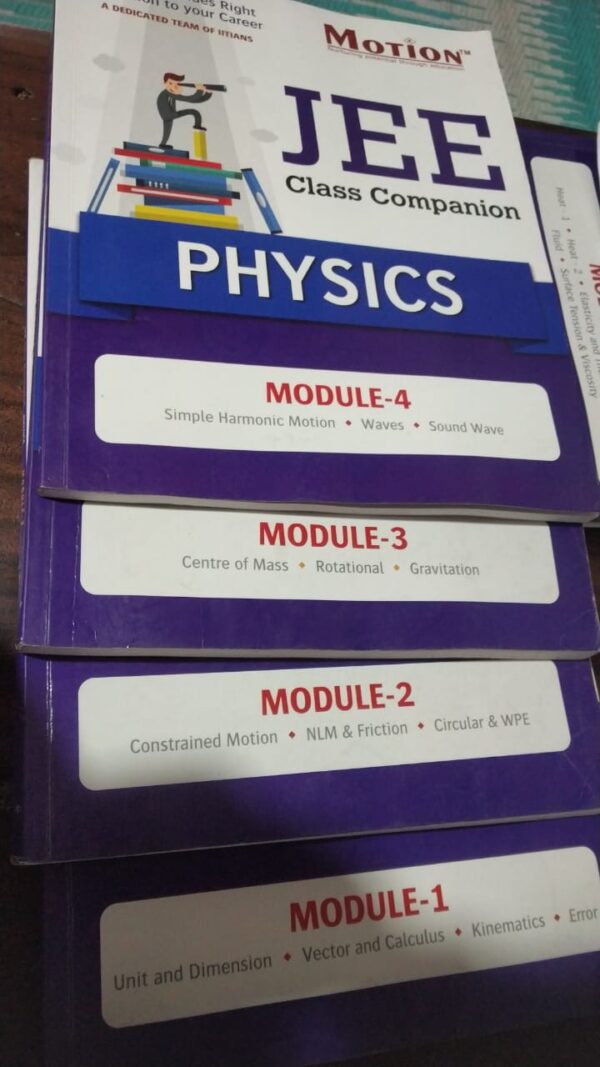 Motion 2024 JEE Study Material for Mains & Advanced (Used) - Image 2