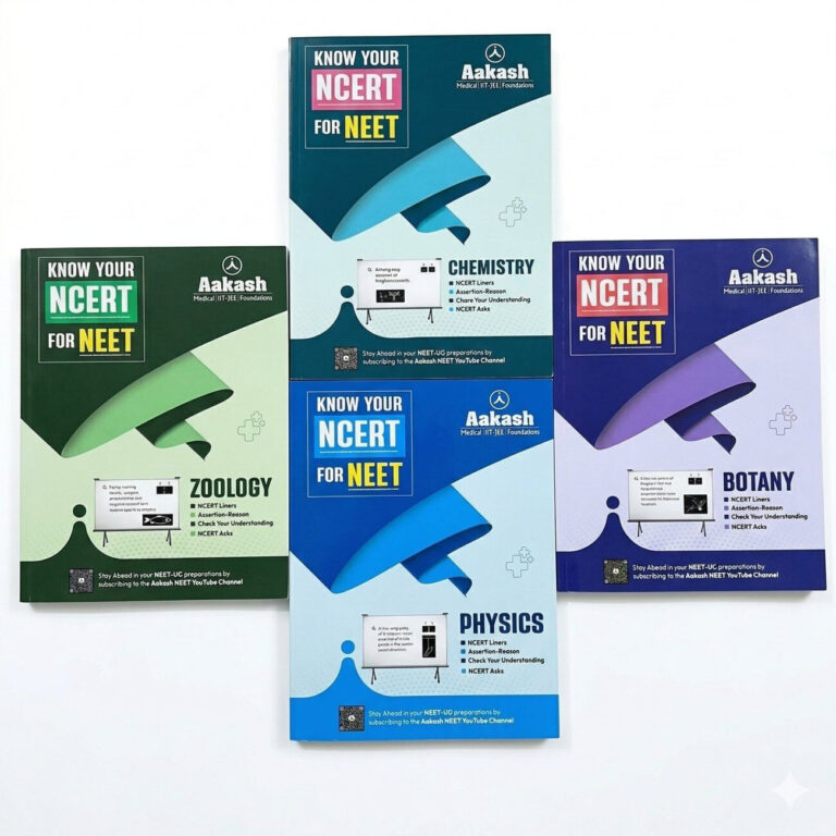 Aakash Know Your NCERT for NEET Complete 4 Book Set Edition 2026