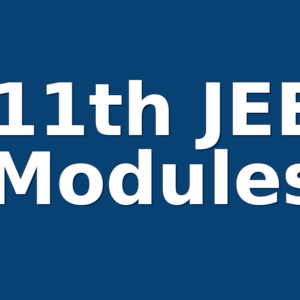 11th JEE Modules