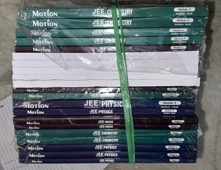 MOTION Hindi Medium IIT JEE Mains and Advance Complete Study Material | 2025 Edition