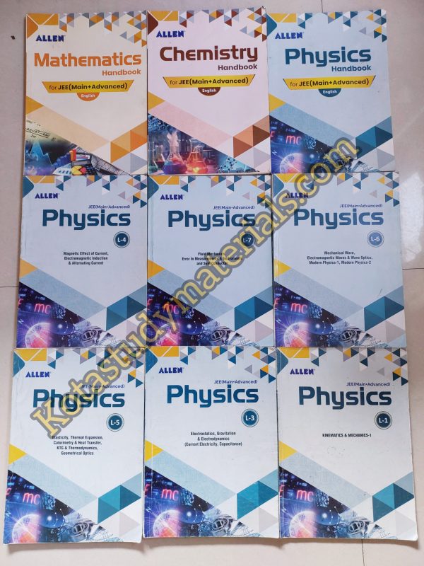 ALLEN JEE Physics Modules 2025 | Complete 7 Booklets | Class 11 & 12