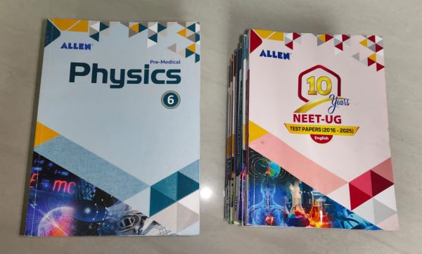 ALLEN NEET Study Material 2025–26 | 46 Books | 22 Modules + 24 Rank Booster Side Books