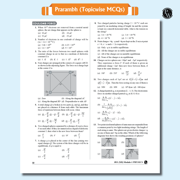 PW Lakshya JEE Class 12 2025 | 15 Books | PCM Modules with Solutions