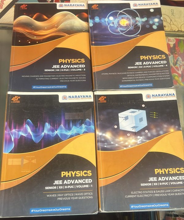 Narayana JEE Advanced Study Material | Junior + Senior | Class 11 + 12 PCM | 45+ Years Version