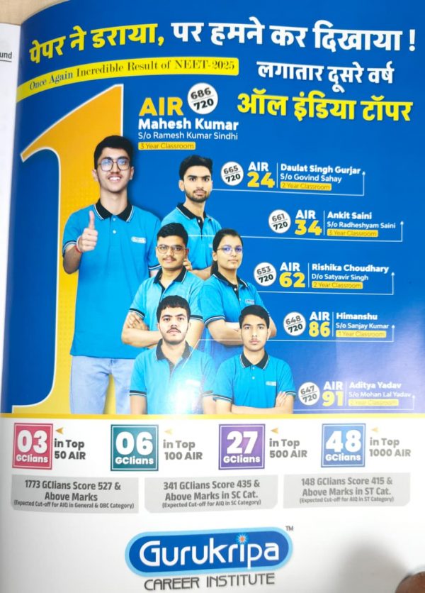 Gurukripa NEET Samarth Books | 11 Booklets | Class 11 & 12 PCB Rank Booster