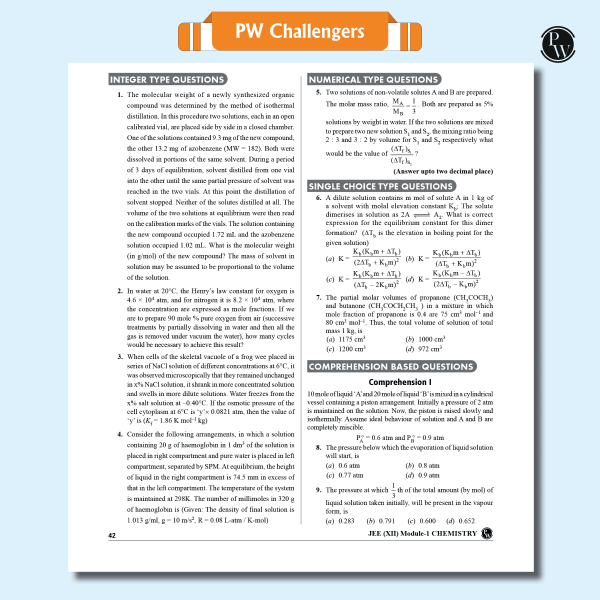PW Lakshya JEE Class 12 2025 | 15 Books | PCM Modules with Solutions